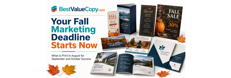 Fall Printing Checklist What To Order in August