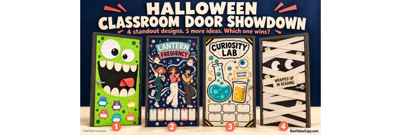 Halloween Classroom Door Showdown: 9 Decorating Ideas to Make Your Own