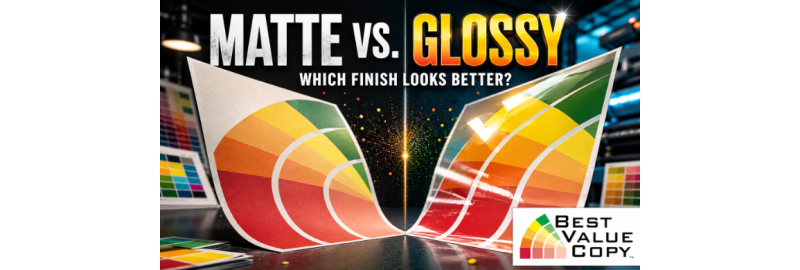 Matte vs. Glossy Printing: Which Finish Is Better?