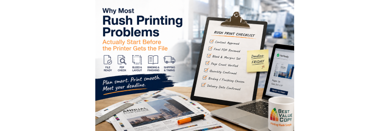 Rush Printing Problems Before Production