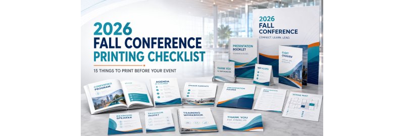 2026 Conference Printing Checklist: 15 Essentials