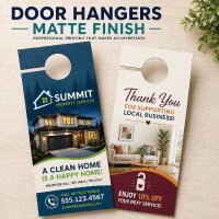 Door Hangers Matte Finish
